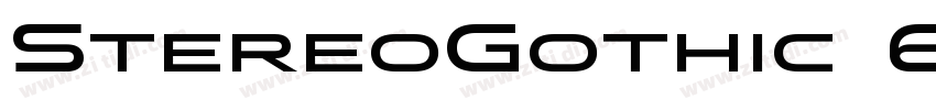 StereoGothic 650字体转换 StereoGothic 650字体转换